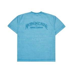 MIDDLE AGE LOGO PIGMENT WASHING SHORT SLEEVE T-SHIRT MINT미들에이지반팔민트