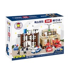  ST33358 소방&경찰 옥스포드 타운 블럭 레고 선물 차