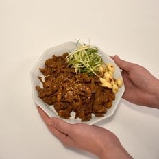 국내산 한돈 간장 연탄 불고기 (400g) x 2팩/특제양념/가정용 캠핑 밀키트