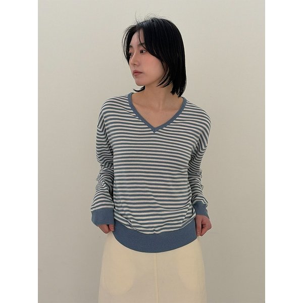 Blink Silk Stripe Knit_SORA