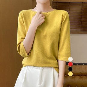 ATMARK 5부심플리보트넥니트_AA63KN015G