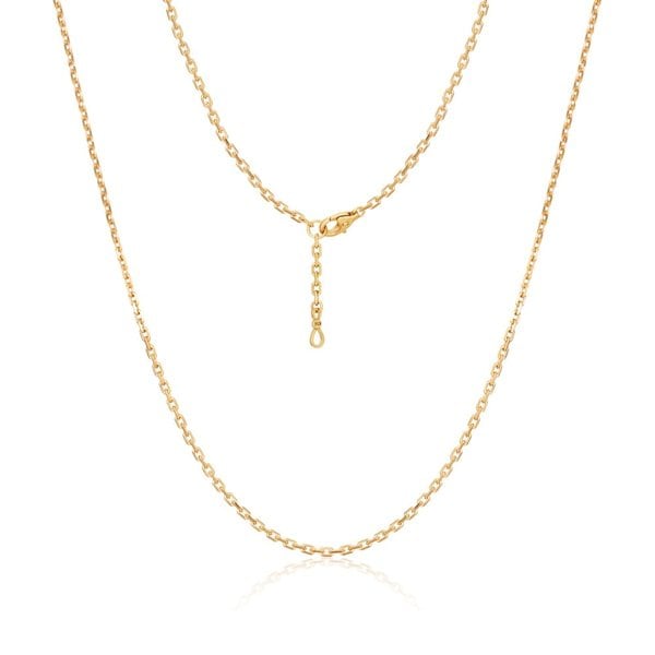 [모룬] 14K 베이직 각줄 체인 목걸이 MON39719