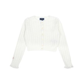 키즈 가디건 313934999002 WHITE