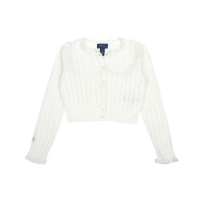 키즈 가디건 313934999002 WHITE