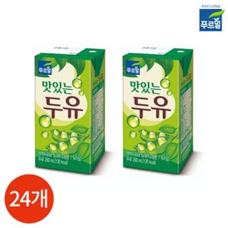  푸르밀 맛있는 두유 200ml x 24팩