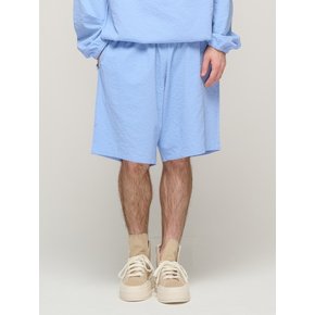 CB SEERSUCKER WIND HALF PANTS (SKYBLUE)