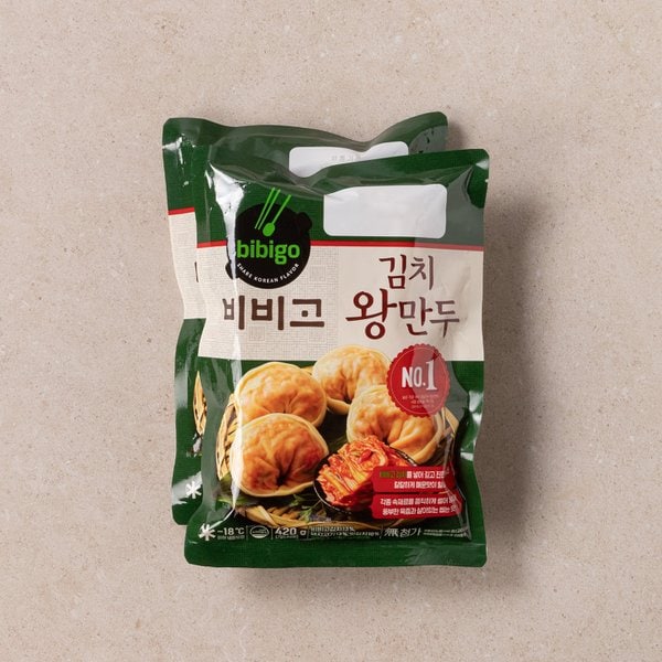 [비비고]  김치왕만두420g*2