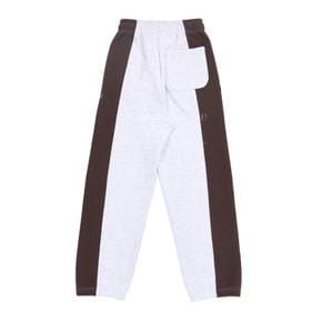 COLORS SCHEME SETUP PANTS BROWN - 컬러 배색 셋업 바지