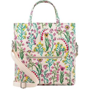 영국 캐스키드슨 토트백 Cath Kidston Paper Pansies Paisley Reversible Crossbody Bag in Crea