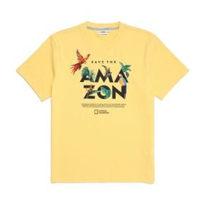 매장정품 내셔널지오그래픽 NATIONALGEOGRAPHIC N222UTS981 아마존 아트웍 반팔 티셔츠 LEMON