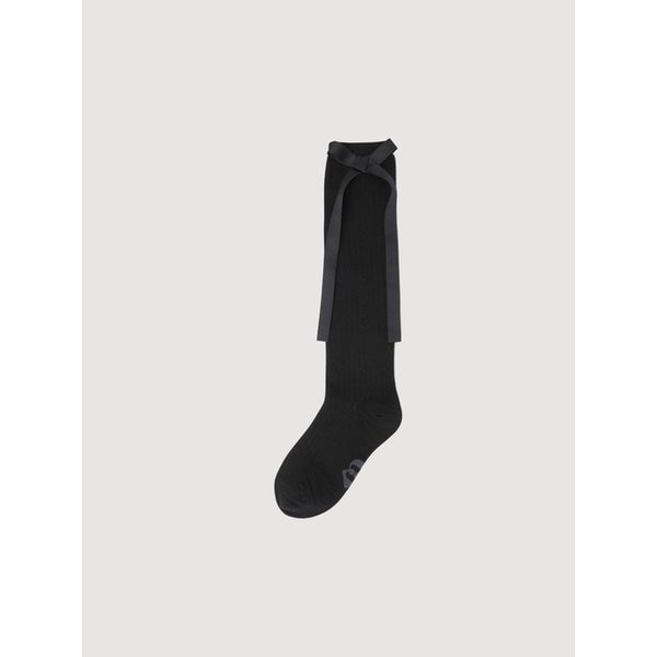Ribbon Point Knee Socks (black) LXLAX26160BKX