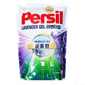 딥클린 라벤더젤 리필 2L ~ 헨켈 세탁세제 2000ml 액체세제 라벤다