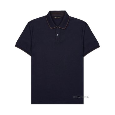 로로피아나 SS25 남성 브렌트우드 폴로 티셔츠 FAI4903 W000