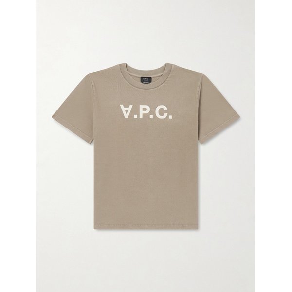 스탠다드 그랜드 VPC 로고 플록 코튼 저지 티셔츠 46376663163028194