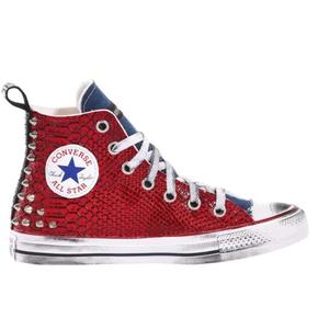 스니커즈 3248 CONVERSE DENIM DEVIL Red