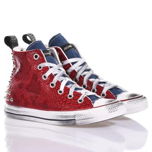 컨버스 스니커즈 3248 CONVERSE DENIM DEVIL Red