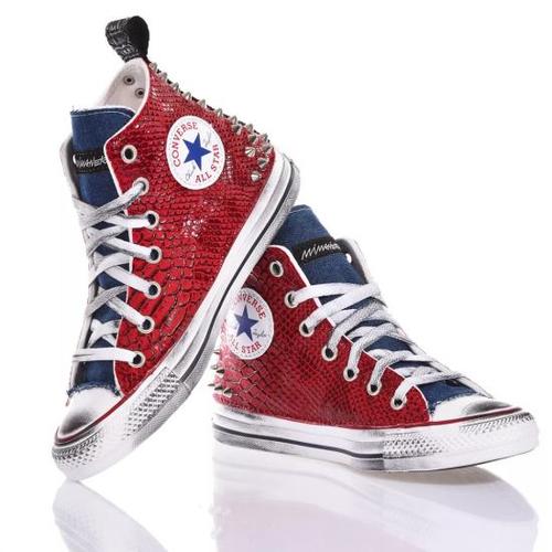 컨버스 스니커즈 3248 CONVERSE DENIM DEVIL Red