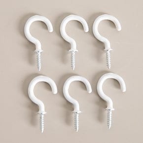 물음표나사 중 3.7cm(6개입) 인테리어 DIY 소품