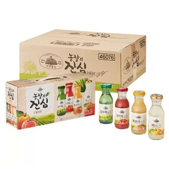  가야농장 주스 선물세트 180ml 12병 4박스