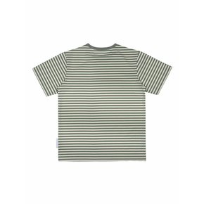 STRIPE T-SHIRTS (FOGGY GREEN)