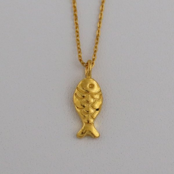 [가앤] 24k순금 물고기 체인 목걸이3.75g