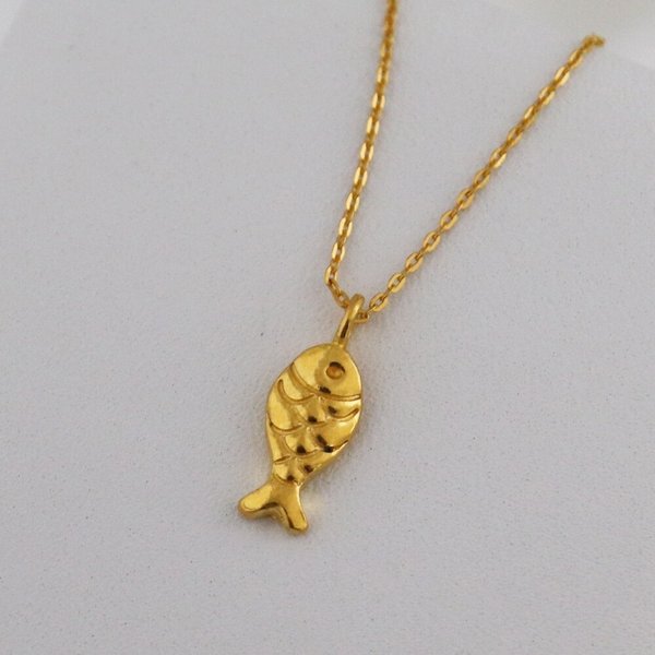 [가앤] 24k순금 물고기 체인 목걸이3.75g