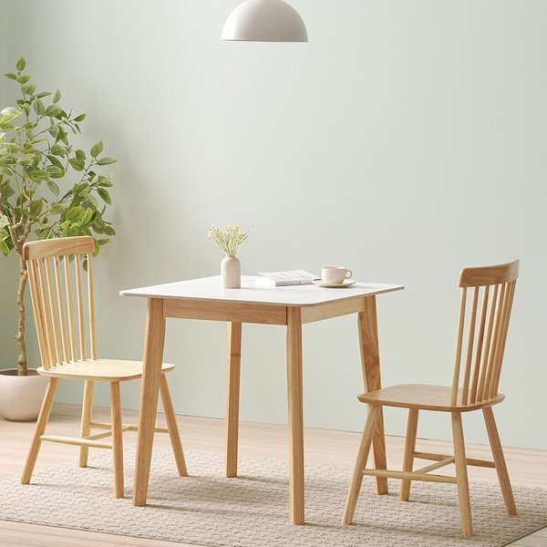 쉐리 원목식탁 세라믹 2인용 750식탁 세트