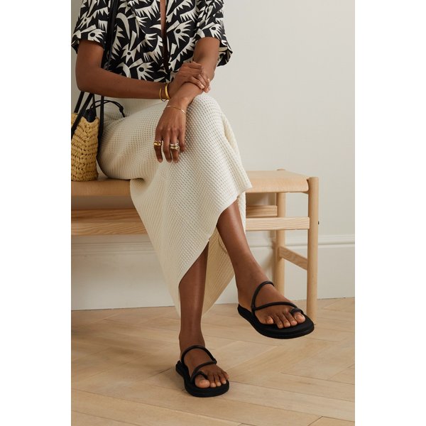 엠 파슨스 바리 풀 가죽 샌들 블랙 1647597303626036