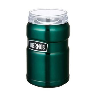  일본 써모스 도시락 Thermos Outdoor 시리즈 ROD002 PGR 쿨러 캔 홀더 11.8 fl oz350 ml 캔용 2