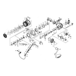 다이와 (다이와) 순정 부품 20 루비우스 LT3000S-CXH 드립노브 부품 번호 1 부품 코드 139765