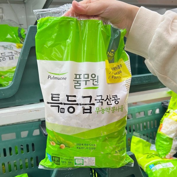 트레이더스 풀무원 국산 무농약 콩나물 500g