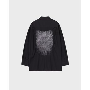 [파주점] 옴므 시그니처 아트워크 오버 셔츠 SI2SH900BK