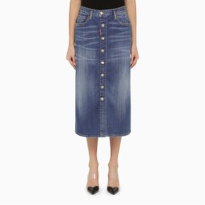 Womens Skirt S75MA0935S30342 Blue