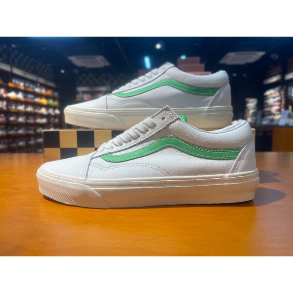 [여주점] (남여공용) 스니커즈 레더 올드스쿨 그린 (VN000CR5WGR)