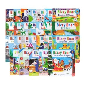 (영어원서) Bizzy Bear 보드북 26종 세트 (Board Book 영국판) (QR음원)