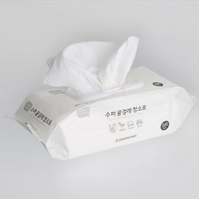 물걸레 청소포 대형 30매 엠보싱 밀대 청소용물티슈 주방 욕실
