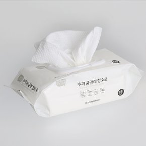 물걸레 청소포 대형 30매 엠보싱 밀대 청소용물티슈 주방 욕실