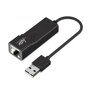 MBF USB 유선 랜카드 2.0 랜젠더블랙/100Mbps