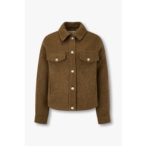 [파주점] 알파카 블렌드 숏 셔츠 자켓 7126110502