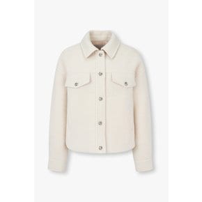 [파주점] 알파카 블렌드 숏 셔츠 자켓 7126110502