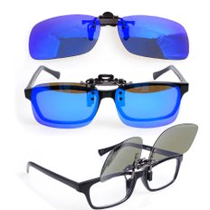 리코 편광 자외선차단 안경 클립 선글라스 J002A 등산 낚시 골프 캠핑 스포츠
