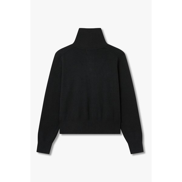 울 블렌드 하이넥 니트 가디건 7125450512199