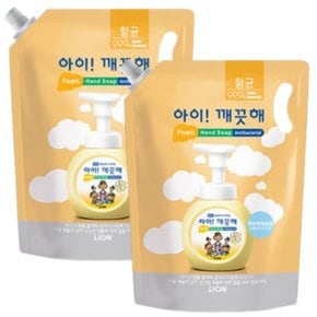 아이깨끗해 순향 1.8L x 2개 대용량 리필 거품 펌핑