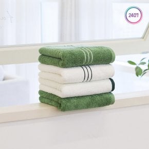 무한타올 믹스 그린 부드러운 세면 타올 180g 산뜻한 그린 컬러