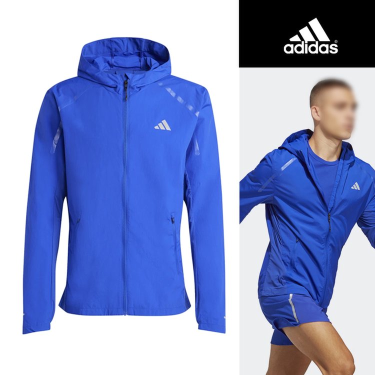 adidas Marathon Warm-Up Running Jacket - Blue