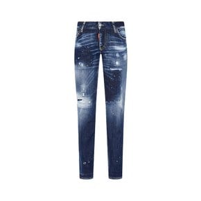 여성 데미지 워싱 스키니 진 (MEDIUM WAIST SKINNY) 2223302603000