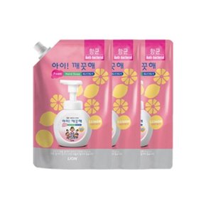 아이깨끗해 손세정제 레몬 리필 600ml 3개 (WCBA52E)