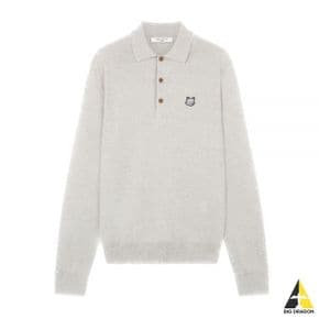 메종키츠네 FOX HEAD PATCH POLO JUMPER (LM00206KT1036-H120) (폭스 헤드 패치