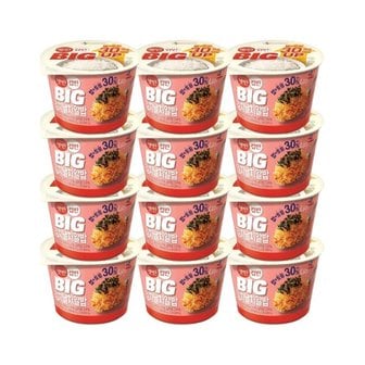 CJ제일제당 햇반 컵반 BIG 김치날치알밥 263g x12개