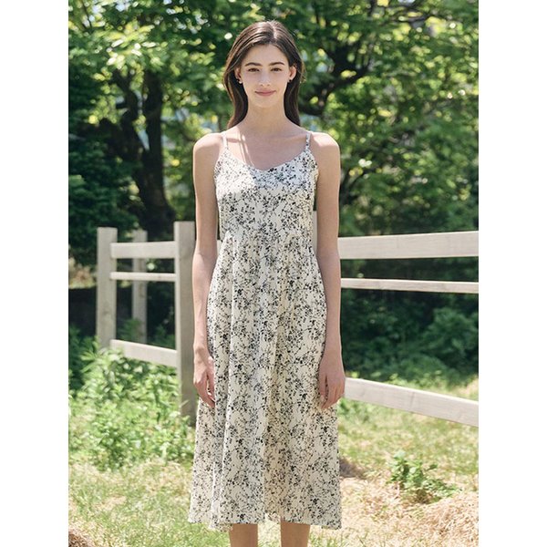 잔꽃 뷔스티에 링클 페브릭 원피스 (VMOAF2554)